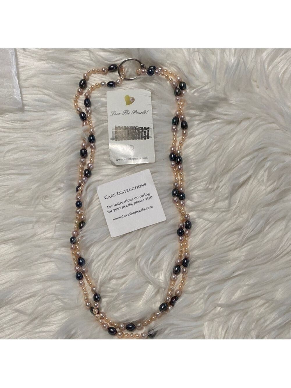 Multicolor Pearl Necklace - Picture 2 of 4